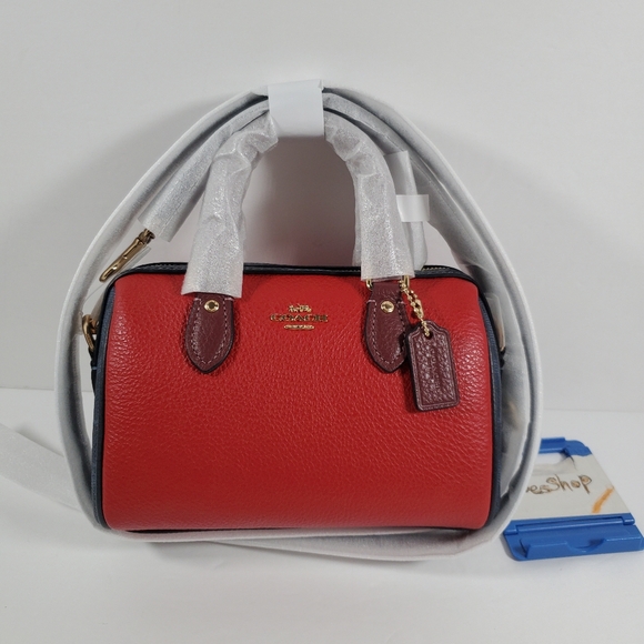 Coach Bag In Colorblock Signature Canvas NWT - Picture 1 of 10